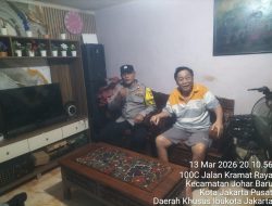 Silaturahmi Sambang Kediaman Tokoh Masyarakat, Wujud Cooling System Jaga Kamtibmas Johar Baru