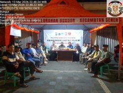 Warga dan Tiga Pilar Gelar Pos Pantau Ramadan di Bungur, Antisipasi Tawuran dan Perang Sarung