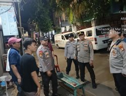 Patroli Tiga Pilar Menteng Jaga Perbatasan Tambak–Manggarai Saat Libur Lebaran