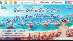 Speed Race Kapal Tradisional Picu Lonjakan Wisata di Kepulauan Seribu Utara