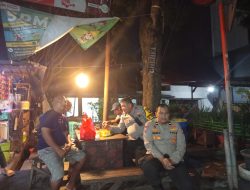 Polsek Metro Tanah Abang Monitoring Wilayah dan Sambangi Warga Siskamling di Perbatasan Petamburan–Benhil