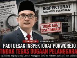 PADI Minta Inspektorat Bertindak Cepat Terkait Kasus Kades Tlogorejo