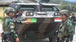 TNI Perkuat Pengamanan di PT Freeport Pasca Serangan KKB, Panser Anoa Disiagakan