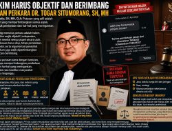 Edi Prastio Soroti Putusan Perkara Togar Situmorang