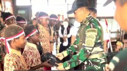 Koops TNI Habema Gelar Bhakti Pertiwi Hardiknas 2026 di SDN 1 Pomako
