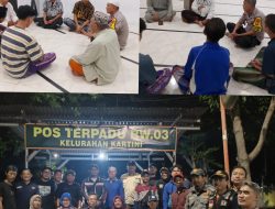 Dukungan Penuh Polsek Sawah Besar Di Pos Terpadu RW. 03 Jl. Kartini Raya untuk Cegah Tawuran dan Kejahatan Jalanan