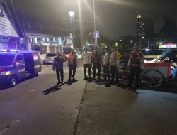 Patroli Gabungan Tiga Pilar, Polsek Senen Antisipasi Tawuran dan Gangguan Kamtibmas