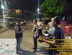 Respon Cepat 110, Polsek Metro Menteng Sisir Kawasan Taman Lawang Antisipasi Gangguan Kamtibmas