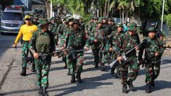 Kodim 0502/JU Gelar PSJM Hanmars 10 KM Tingkatkan Ketahanan Fisik Prajurit