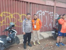 Bhabinkamtibmas Kebon Kacang Lakukan Monitoring Tikpul Suporter Persija