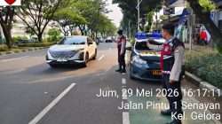 Patko 1053 Gelar Strong Point di Depan TVRI Senayan, Antisipasi Kejahatan Jalanan dan Kepadatan Lalu Lintas