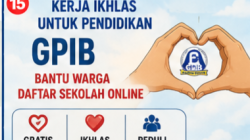 GPIB Kembali Gelar Aksi Sosial Bantuan PPDB Online untuk Masyarakat