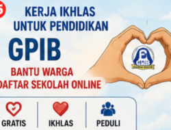 GPIB Kembali Gelar Aksi Sosial Bantuan PPDB Online untuk Masyarakat