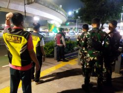 Apel dan Patroli Gabungan Tiga Pilar Sisir Wilayah Senen, Antisipasi Gangguan Kamtibmas