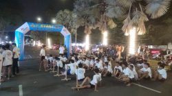 Meriahkan Hari Bhayangkara ke-80, Polres Metro Jakarta Pusat Gelar Night Run