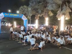 Meriahkan Hari Bhayangkara ke-80, Polres Metro Jakarta Pusat Gelar Night Run