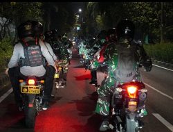 Dandim 0502/JU Pimpin Patroli Gabungan Satgas Begal Antisipasi Kriminalitas di Jakarta Utara