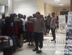 JJOS Polres Priok Pastikan Debarkasi Kapal KM. Kelud dari Batam Berjalan Aman, Tertib, dan Lancar