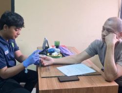 Sidokkes Polres Pelabuhan Tanjung Priok Gelar Skrining Risiko Jantung Koroner untuk Personel PNPP