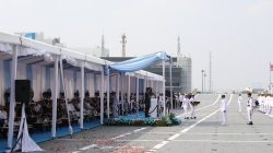Panglima TNI Resmikan KRI Sriwijaya-100, Kapal Induk Pertama TNI Angkatan Laut