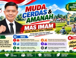 Mas Imam Calon Kepala Desa Tunggak Siapkan Enam Misi Pembangunan untuk Masyarakat